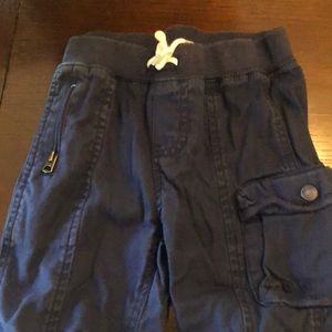 Blue cotton pants